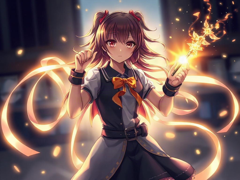 AI 魔法少女變身戰士提示詞範例：一鍵生成魔法少女變身戰士角色（附效果圖）