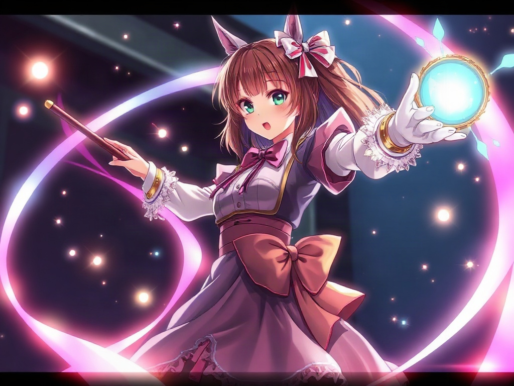 AI 魔法少女變身戰士提示詞範例：一鍵生成魔法少女變身戰士角色（附效果圖）