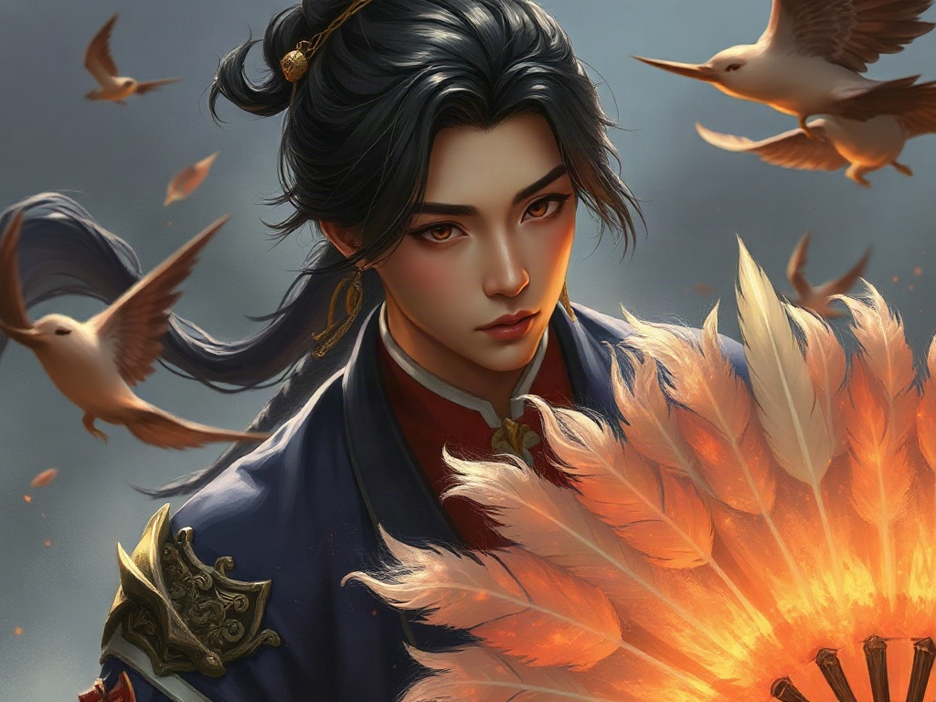 AI【諸葛亮】異世界版角色提示詞：異世界軍師謀主角色生成範例