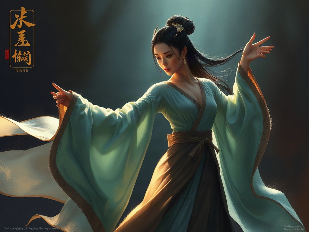 AI【楊貴妃】異世界版角色提示詞：異世界傾城妖姬角色生成範例