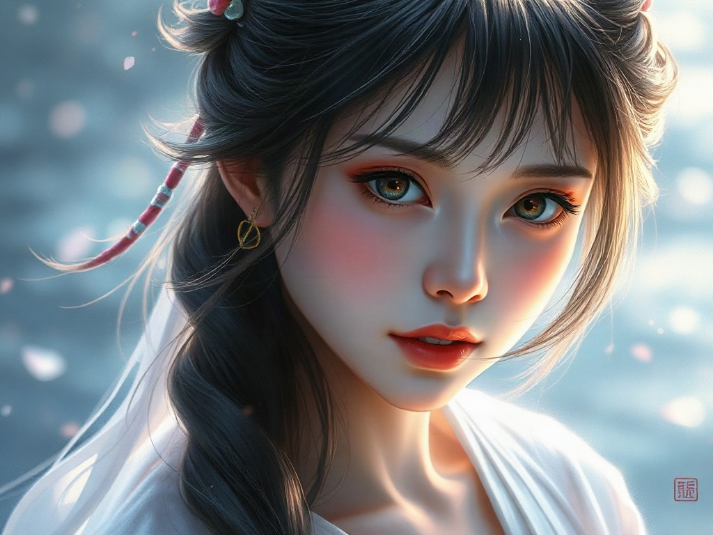 AI【西施】異世界版角色提示詞：異世界浣紗傾國美人角色生成範例