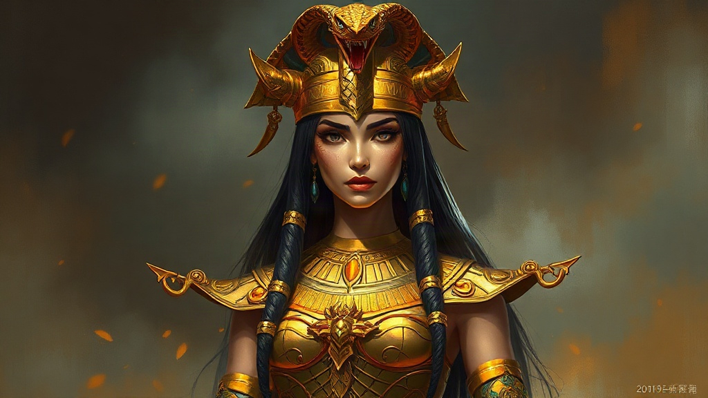 AI【埃及豔后】異世界版角色提示詞：異世界魅惑統治者角色生成範例