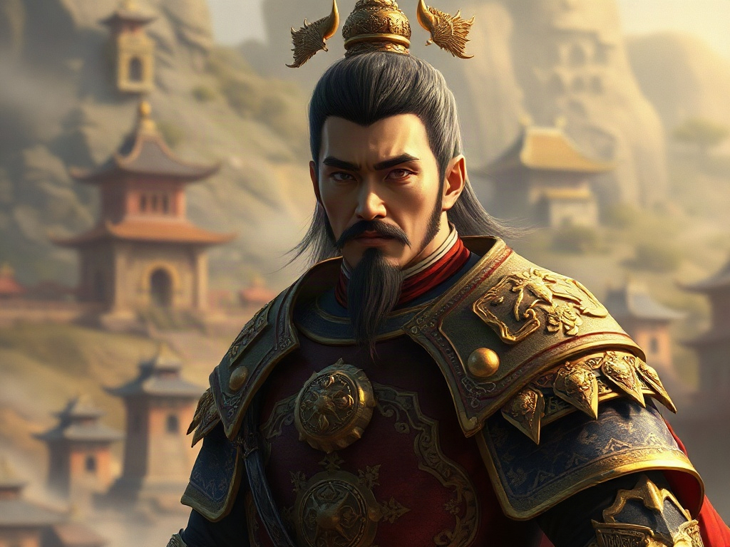 AI【漢武帝劉徹】異世界版角色提示詞：異世界雄圖霸主角色生成範例
