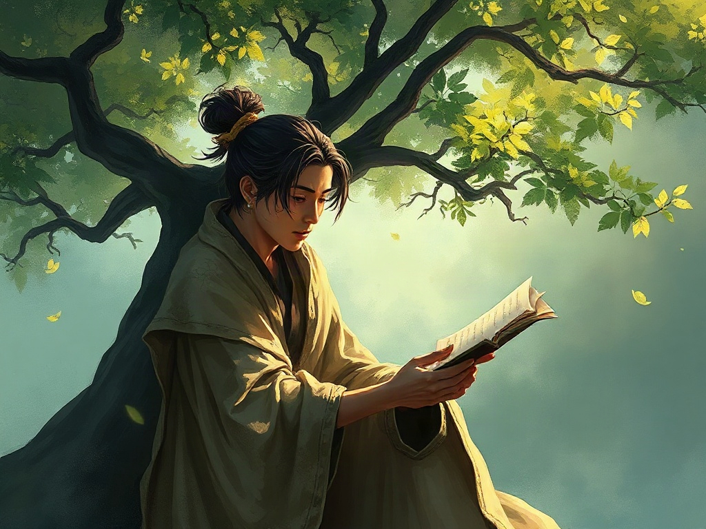 AI【白居易】異世界版角色提示詞：異世界詩者行吟角色生成範例