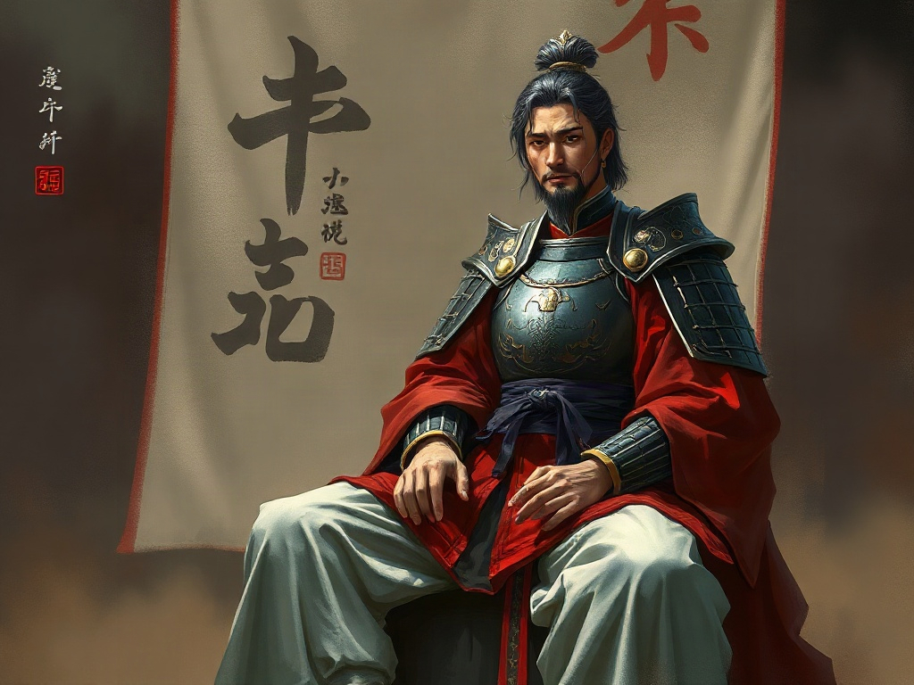 AI【德川家康】異世界版角色提示詞：異世界幕府將軍角色生成範例