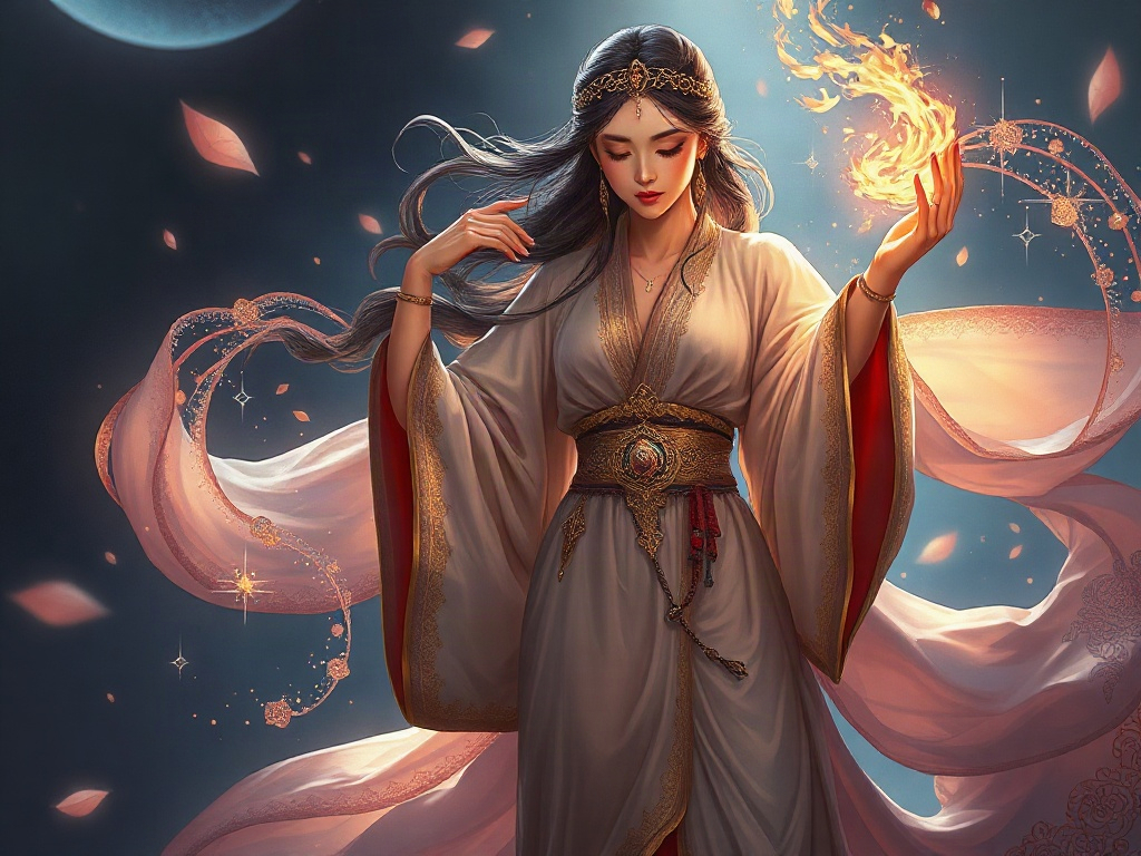 AI【雪赫拉莎德】異世界版角色提示詞：異世界說書王后角色生成範例