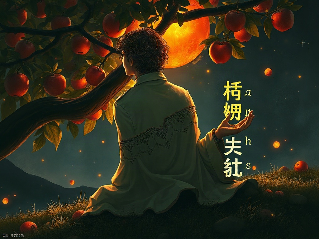AI【牛頓】異世界版角色提示詞：異世界萬有引力賢者角色生成範例