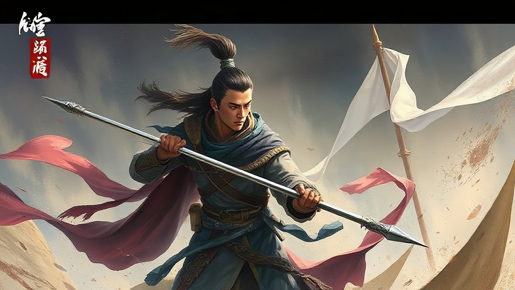 AI【趙雲】異世界版角色提示詞：異世界孤膽戰將角色生成範例