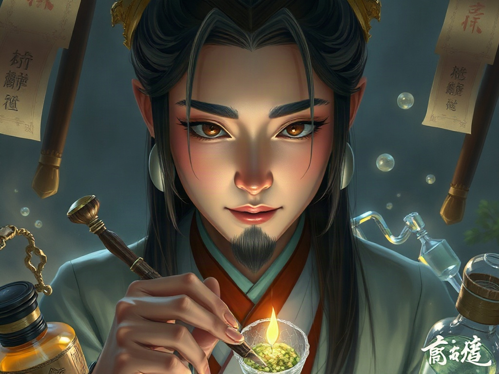AI【華佗】異世界版角色提示詞：異世界神醫角色生成範例
