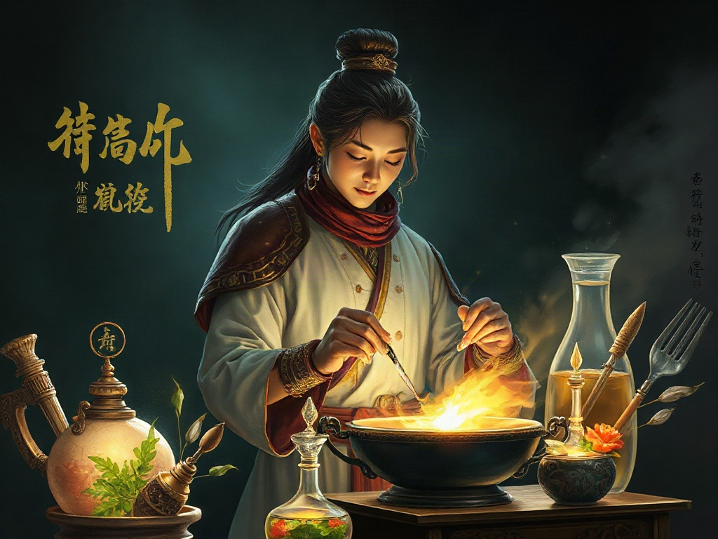 AI【華佗】異世界版角色提示詞：異世界神醫角色生成範例