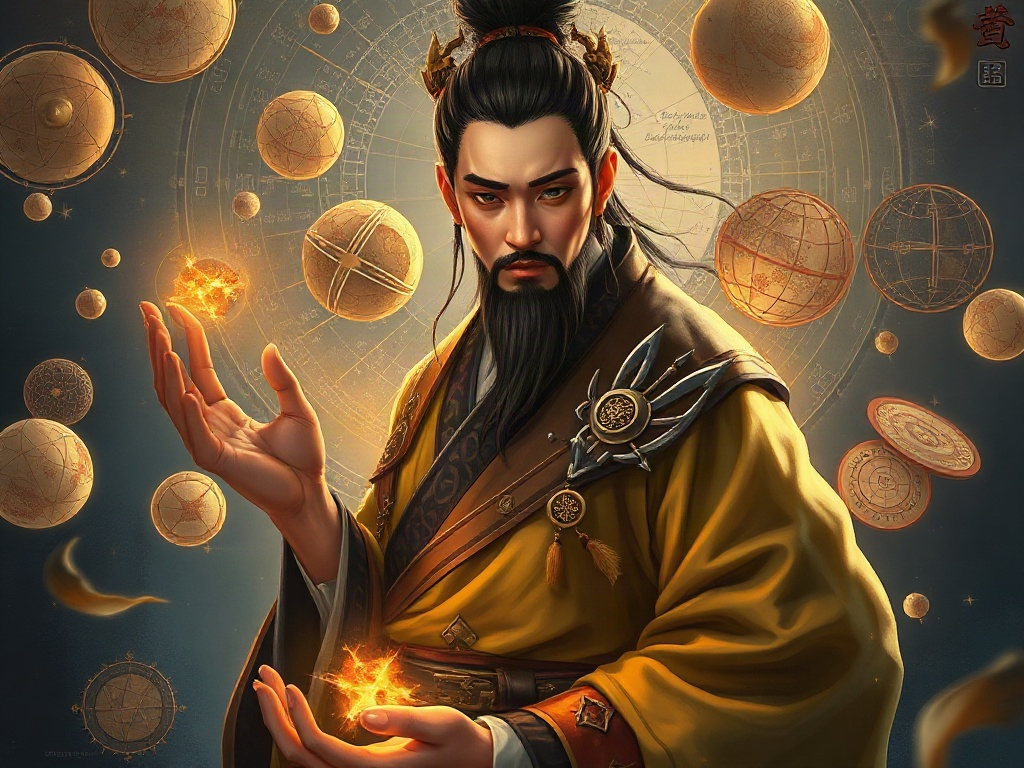 AI【祖沖之】異世界版角色提示詞：異世界數學天文家角色生成範例
