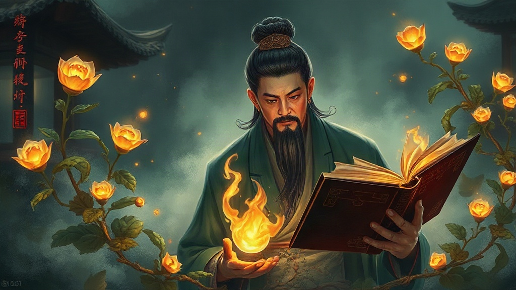 AI【李時珍】異世界版角色提示詞：異世界本草藥聖角色生成範例