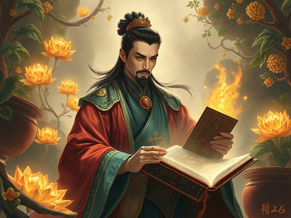 AI【李時珍】異世界版角色提示詞：異世界本草藥聖角色生成範例