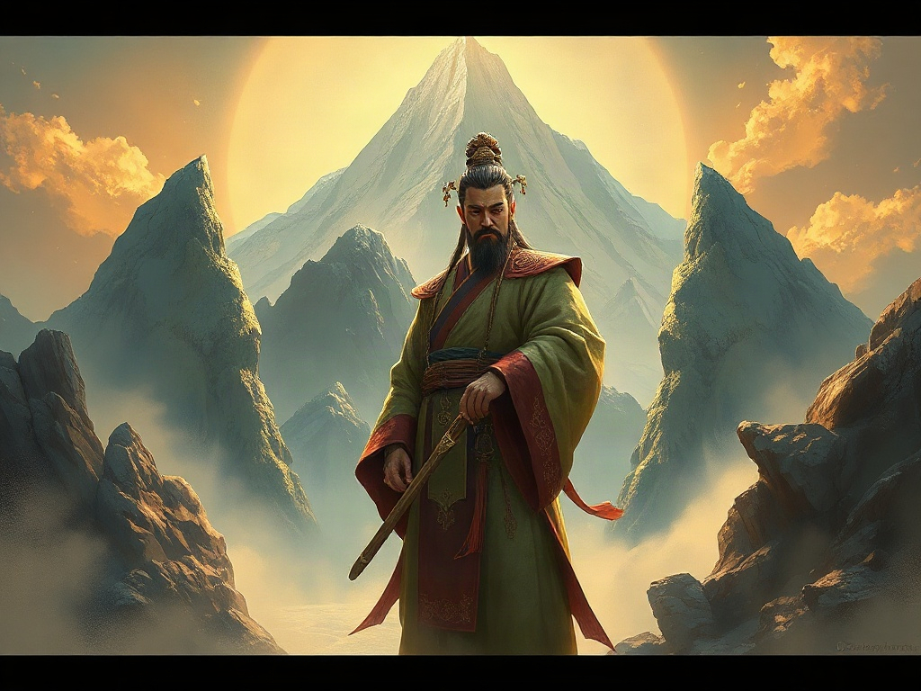 AI【黃帝】異世界版角色提示詞：異世界人文初祖角色生成範例
