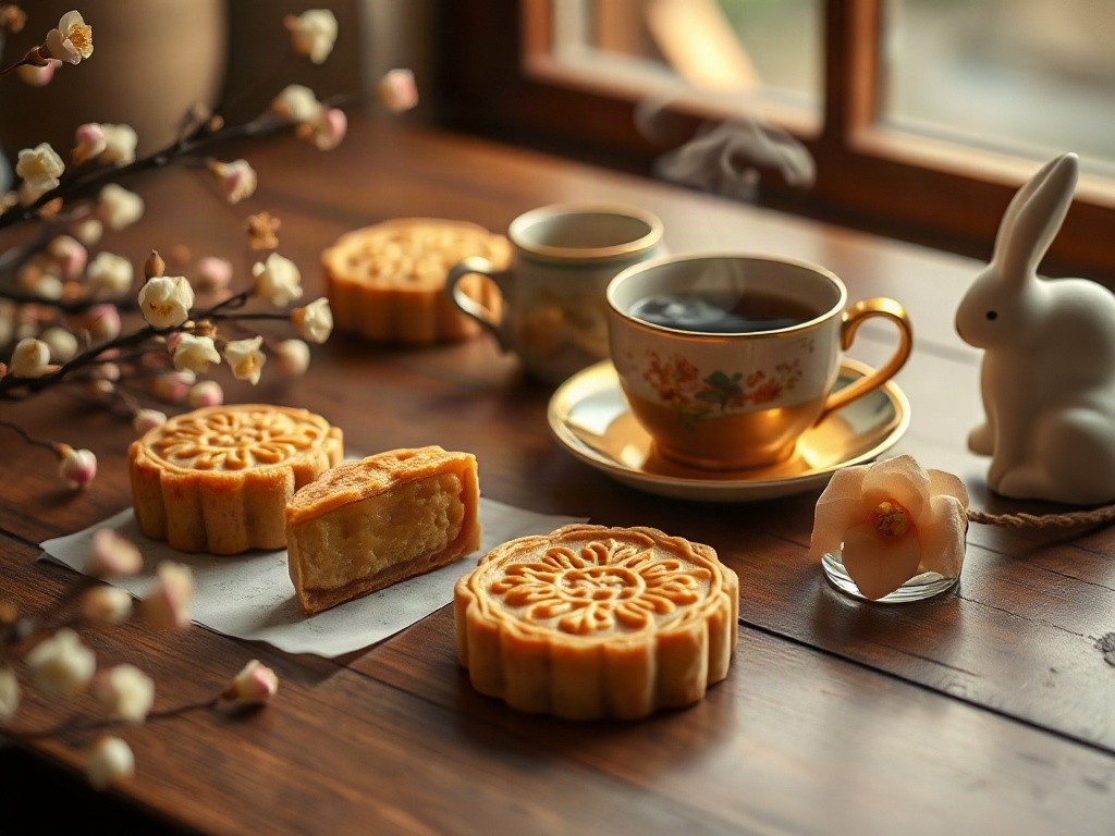 AI 中秋節案例：月餅與茶席