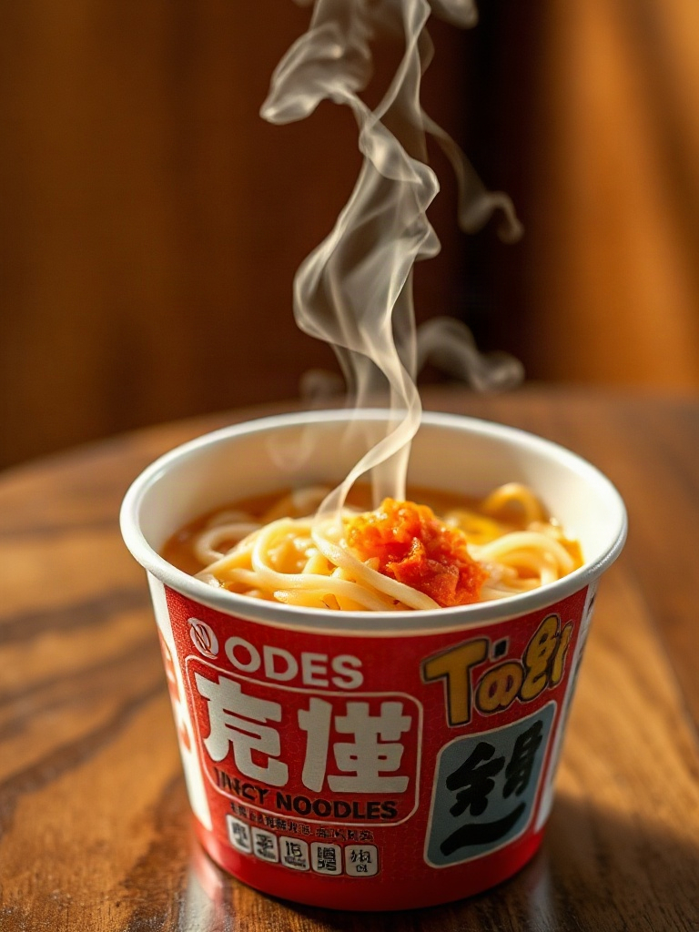 AI【泡麵杯麵】商品圖提示詞：電商情境照生成範例