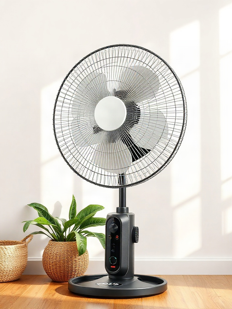 AI【電風扇】商品圖提示詞:電商情境照生成範例