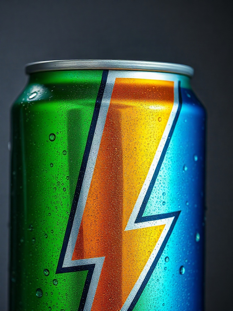 AI【能量飲料罐】商品圖提示詞：電商情境照生成範例