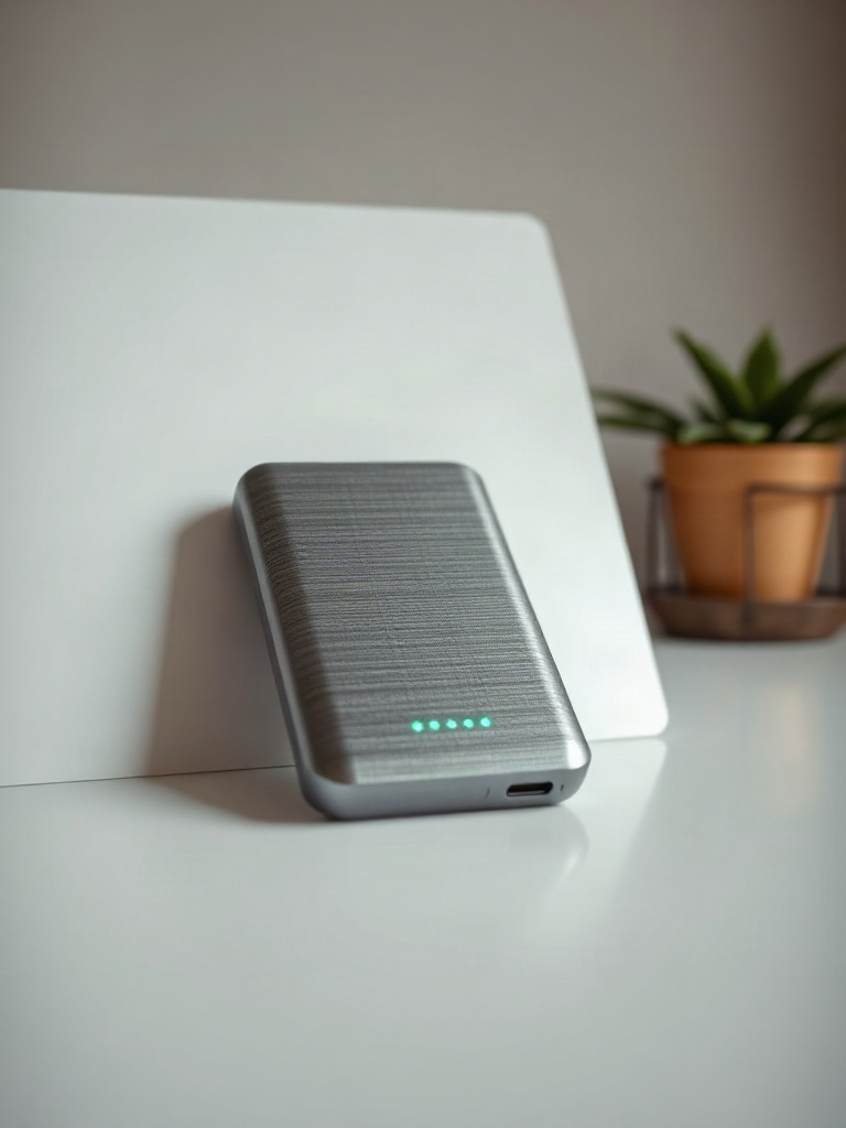 AI【行動電源】商品圖提示詞：電商情境照生成範例