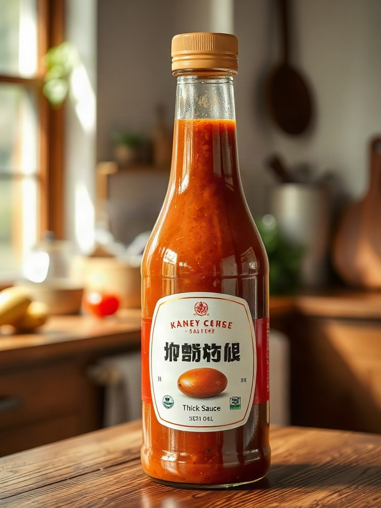 AI【調味醬料瓶】商品圖提示詞：電商情境照生成範例