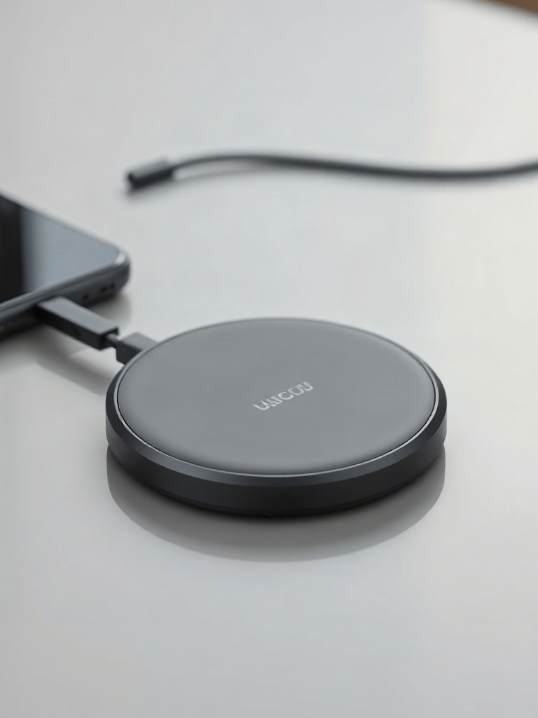 AI【無線充電盤】商品圖提示詞：電商情境照生成範例