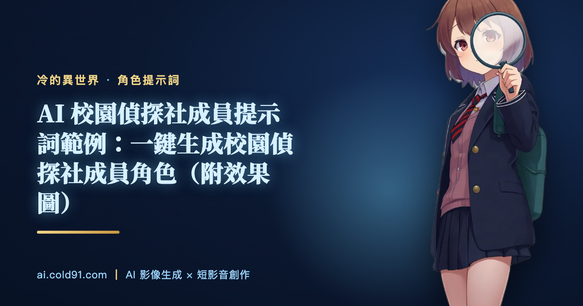 校園偵探社成員