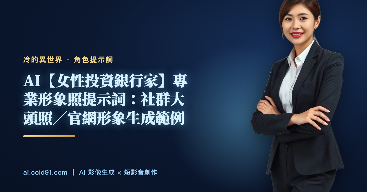 女性投資銀行家
