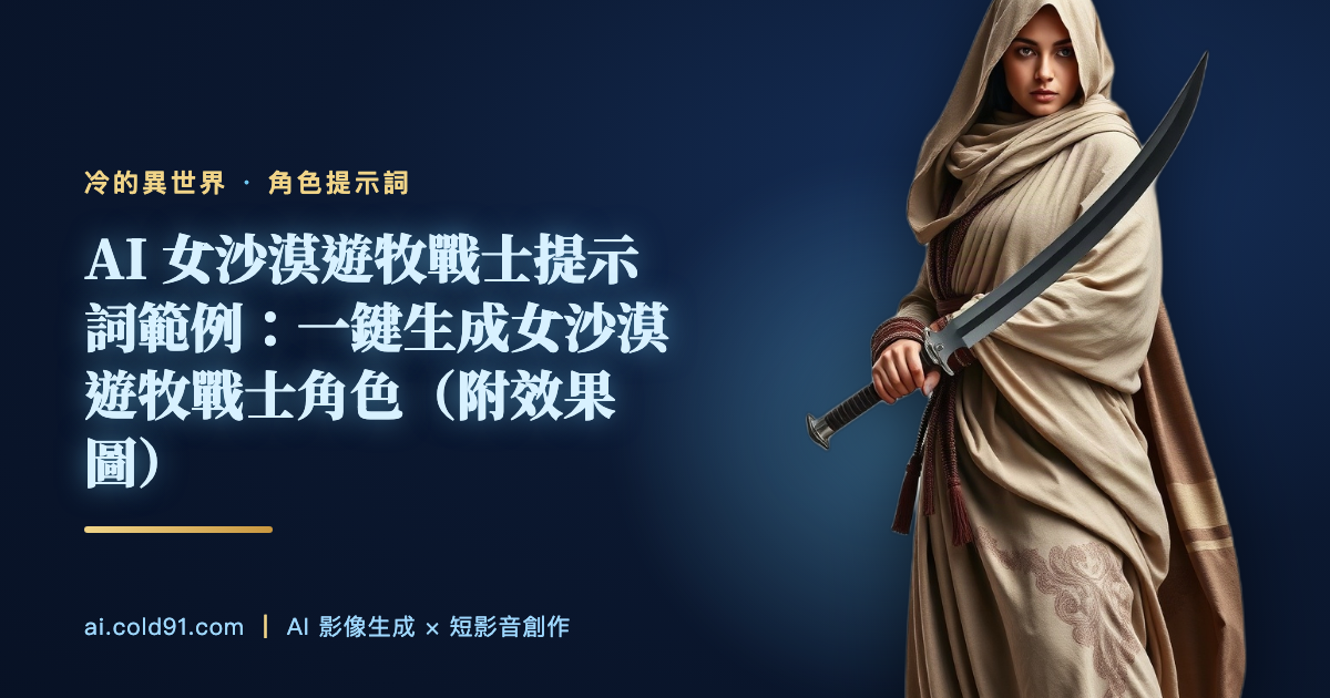 女沙漠遊牧戰士