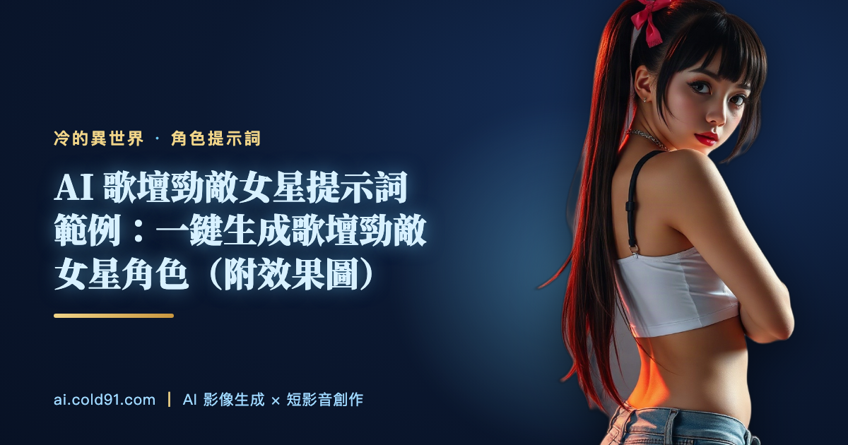 歌壇勁敵女星