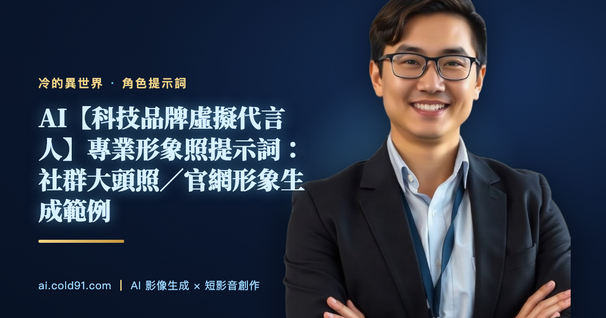 科技品牌虛擬代言人